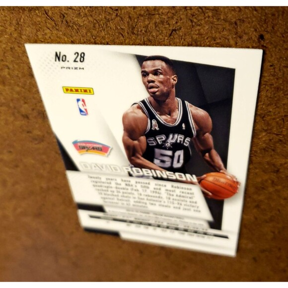 2014-15 Panini PRIZM DAVID ROBINSON Silver San Antonio Spurs Basketball Card# 28 - Picture 4 of 9